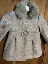 Monsoon Baby Girl Pink Tweed