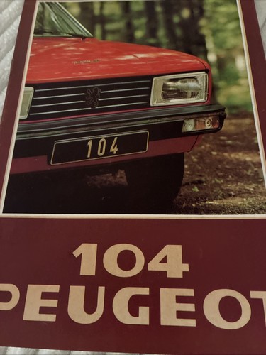 The peugeot 104 range - peugeot,