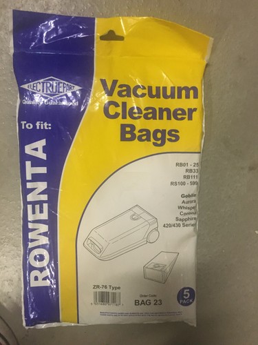 Rowenta zr76 vacuum - rowenta,