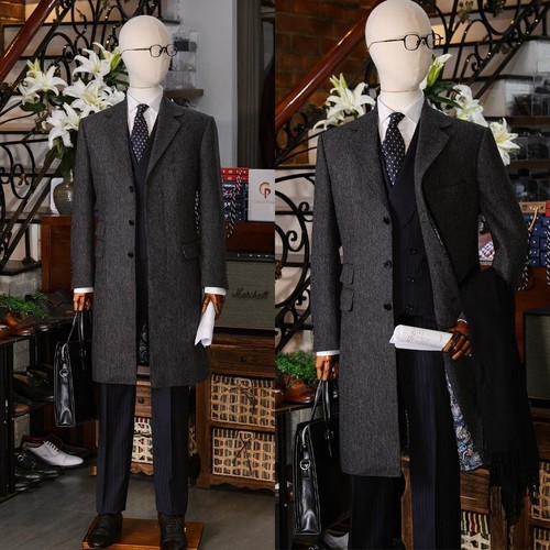 New tweed herringbone business - herringbone,