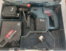 Bosch GBH 24 VFR Cordless SDS hammer Drill Kit Charger 24v 3.0Ah+1.7Ah batteries