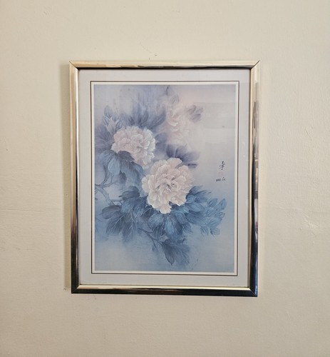 Vintage lena liu framed art - vintage,