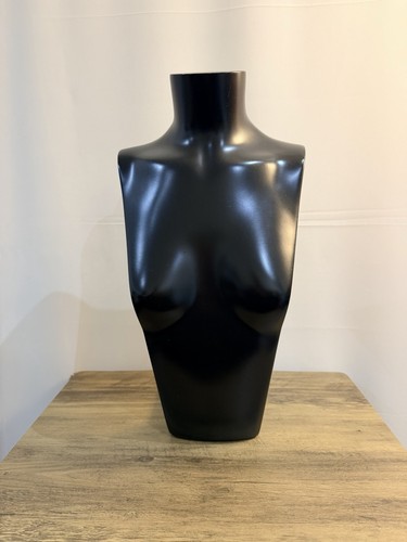Black jewellery display - black, bust