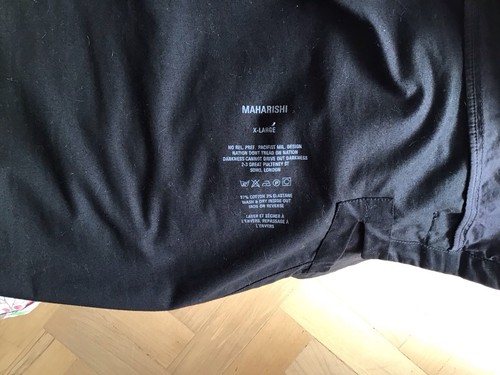 Maharishi jacket black - maharishi, xl