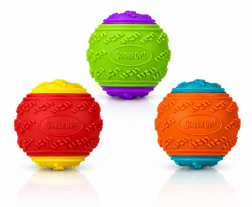 Durable squeaky rubber dog - rubber,