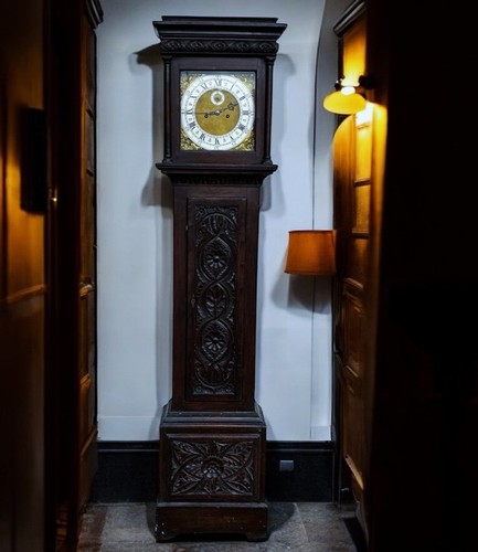 Day longcase clock - longcase, clock,