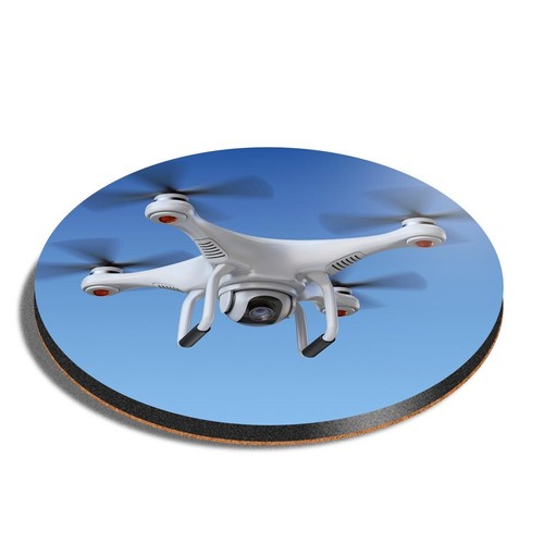Round mdf coaster drone - round,