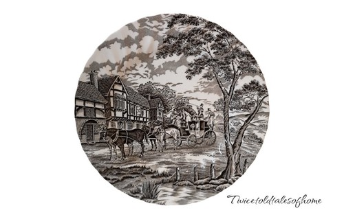 Vintage oval staffordshire - vintage,