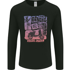 Scooter the Riders on the Storm Motorbike Mens Long Sleeve T-Shirt