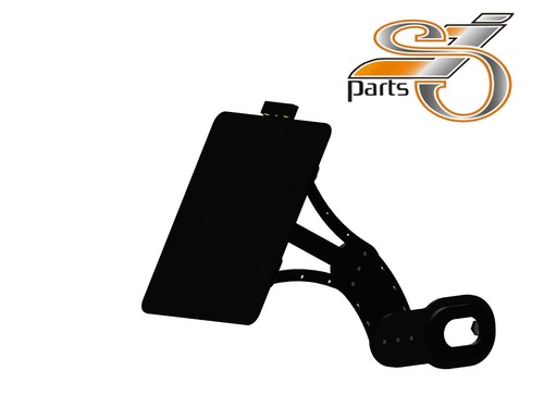 Side license plate holder - plate,