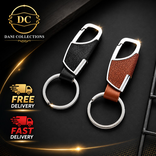 Belt loop keychain metal key - belt,