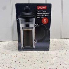 Bodum Red Cafetiere French Press Coffee Maker 3 Cup, 0.35 L (12 Oz)