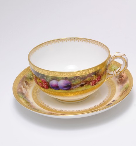 Royal worcester signed fruit - worcester,