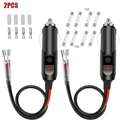 2pack 12v 15a - fused, car