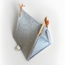 IKEA Grey Felt Cat House – Cozy Modern Pet Hideaway for Stylish Homes