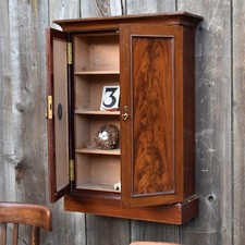 Antique Fribourg & Treyer Humidor Shop Display Bathroom Spice Wall Cabinet