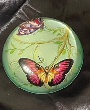 Bubbles Dome Glass Paperweight