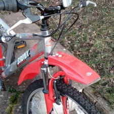 NEW RED ARMADILLO FRONT MUDGUARD for Downhill MTB bikes with suspension forks