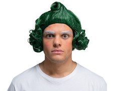 Adult green wig chocolate - adult,