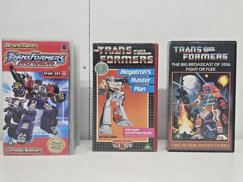 Transformers vhs joblot bundle - transformers,