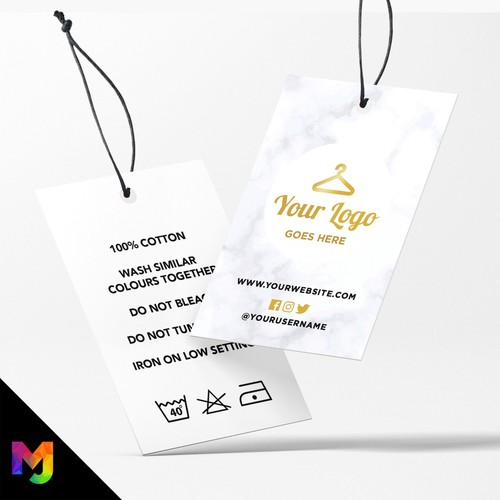 Custom clothing swing tags - clothing,