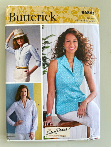 Butterick b6842 misses shirt - butterick, misses'