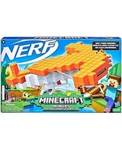 Nerf Minecraft Pillager's Crossbow Dart-Blasting Crossbow, Real Crossbow