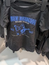 BNWOT Kids Aged 2 True Religion Black & Blue T-shirt