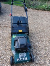 HAYTER  48 LAWN MOWER CABLE PULL START WITH ORIGINAL GRASS BOX 