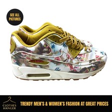 Nike Air Max 1 Ultra Milan City 747105-700 Women's 8.5 Gold Floral 1227