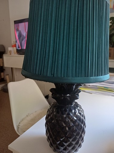 Pineapple lamp with black - pineapple,