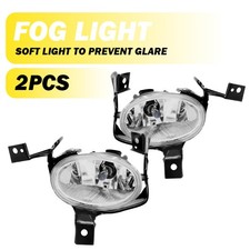 Pair Left + Right Front Bumper Fog Lights Lamps For 2007- 2009 Honda CRV CR-V UK