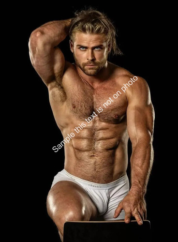 Nude muscular gay man - nude,