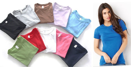 New women plain tshirt tees - new,