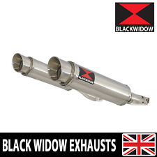 Z1000 Z 1000SX 10-19 4-2 Exhaust Silencers End Cans GP Round Stainless SG36R