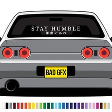 Stay Humble Large Car JDM