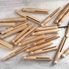 Wooden dolly pegs - dolly, for