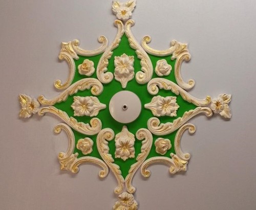 Plaster ceiling rose design - ceiling, rose/