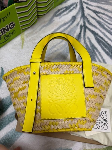 Loewe small basket bag - bag, yellow