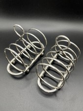Pair of Sterling Silver toast
