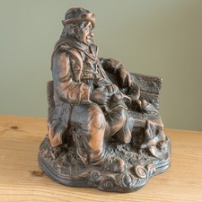 Vintage Bronze Effect Old Man
