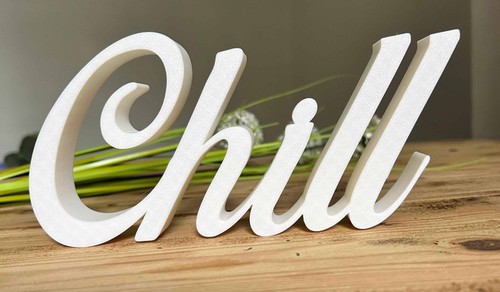 Chill word letters relax - chill,