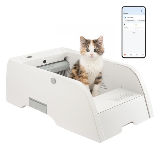 Smart self cleaning cat litter - smart, self-cleaning