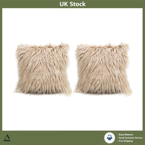 Plush faux fur pillow - plush,