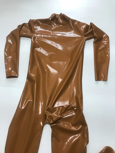 Latex rubber gummi catsuit - rubber,