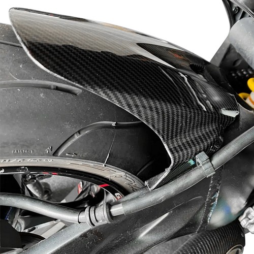 Carbon rear hugger - rear, fender
