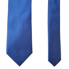 Van Buck  Silk Tie Navy Blue Red Label Classic Necktie Wedding Preloved