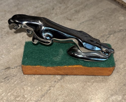 Jaguar tethered hood ornament - jaguar,