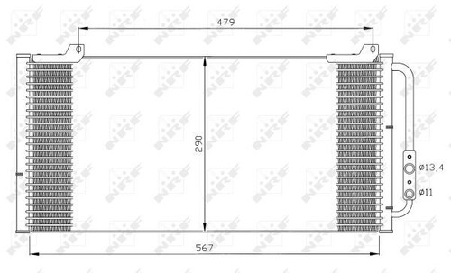 Condenser air conditioning - air,