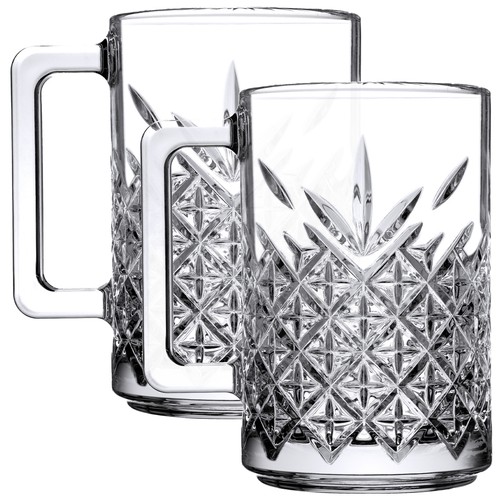 Pasabahce glass mugs - glass, coffee